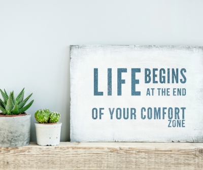 Pushing yourself out of your comfort zone