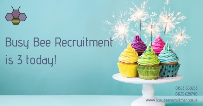 Busy Bee Recruitment turns 3!